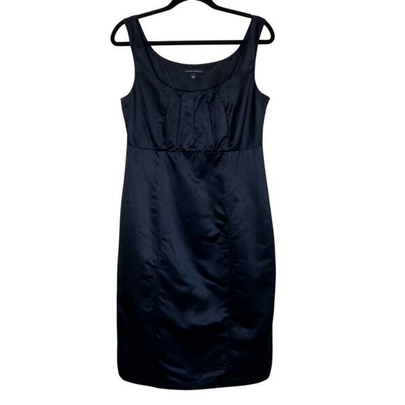Banana Republic Dresses & Skirts - Banana Republic Y2K Sexy Little Black Dress Babydoll Bodice Silk Blend Fitted